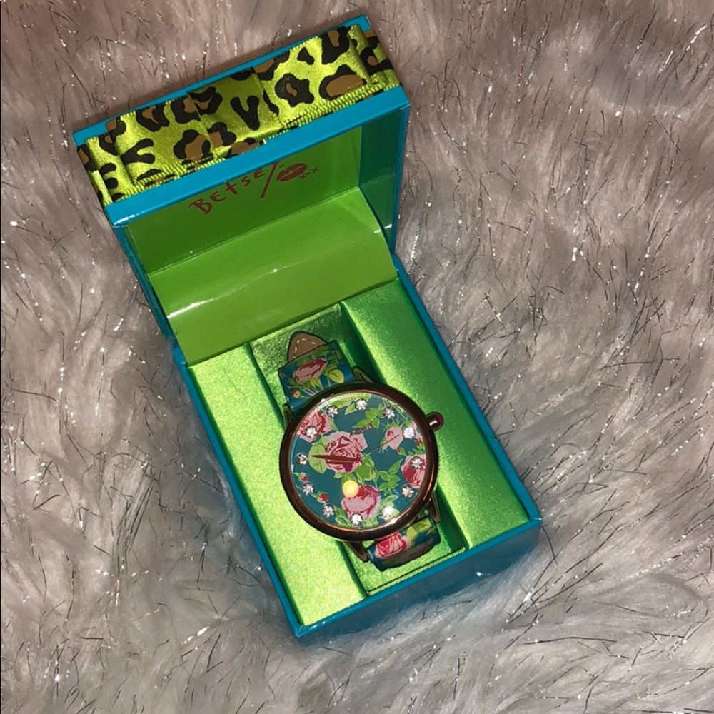 Betsey Johnson Floral Watch